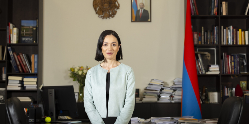 ԿԳՄՍ նախարար Ժաննա Անդրեասյանի շնորհավորական ուղերձը Ուսանողների միջազգային օրվա կապակցությամբ